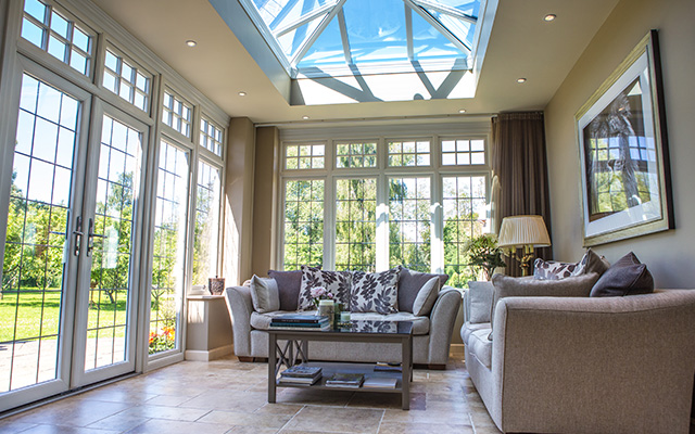 Orangery with Leaded Windows